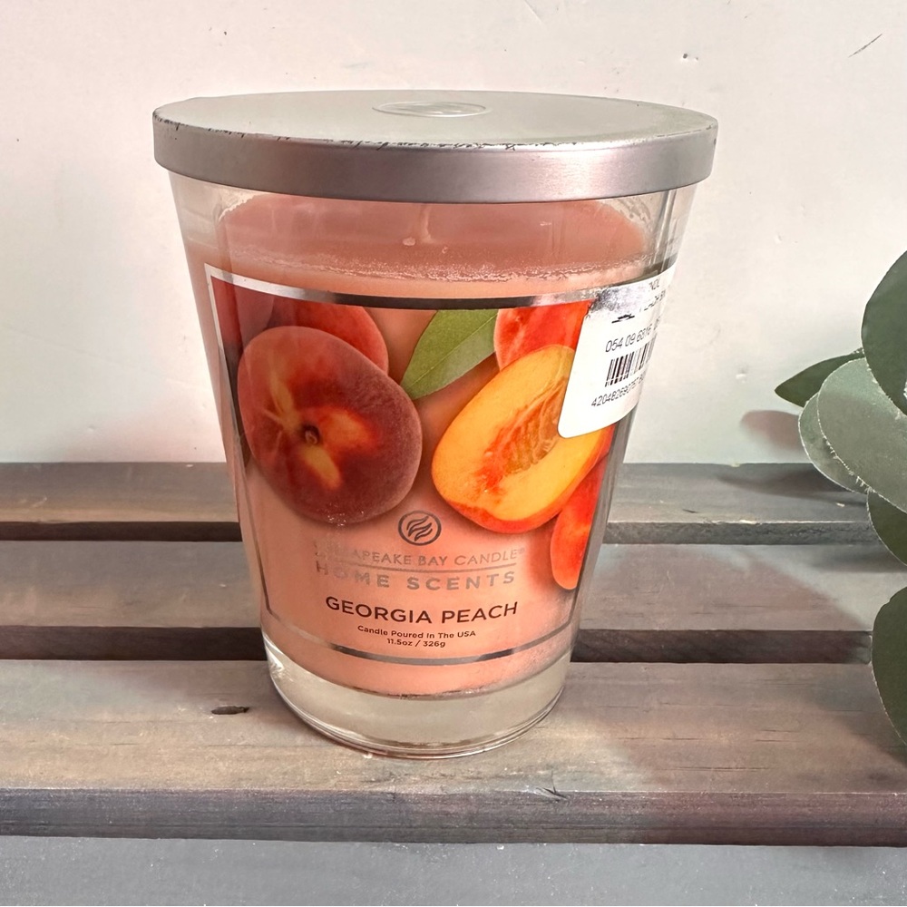 Chesapeake Bay Candle Home Scents Georgia Peach 11.5oz Jar Candle - NEW